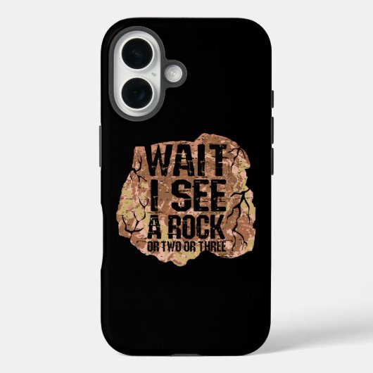 Wacht, ik zie een rots. Case-Mate iPhone case (Achterkant)