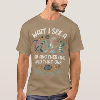 Wacht Ik Zie Een Rots Geologie Geoloog familie T-shirt