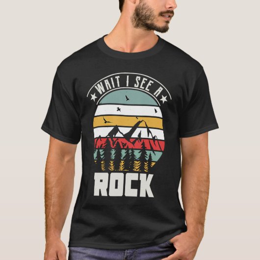 Wacht, ik zie Rock Geologist Rockbound Collector L T-shirt (Voorkant)