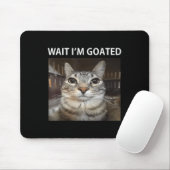Wacht Im Goated Gekke Cat Meme Muismat (Met muis)