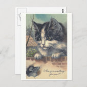 "Wacht je op mij?" Briefkaart (Voorkant / Achterkant)