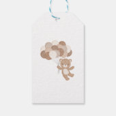 Wacht maar even Boho Teddy Bear bedankt Cadeaulabel (Achterkant)