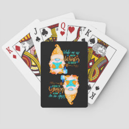 WACHT ME OP WANNEER WINTER OVER Gnoome IS Pokerkaarten
