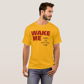 WACHT ME WANNEER HET TIJD IS T-SHIRT (Voorkant volledig)