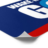 WACHT ME WANNEER HIJ GAAT. POSTER (Hoek)