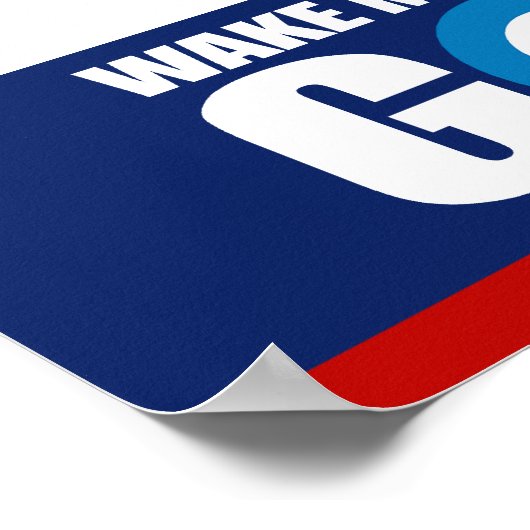 WACHT ME WANNEER HIJ GAAT. POSTER (Hoek)