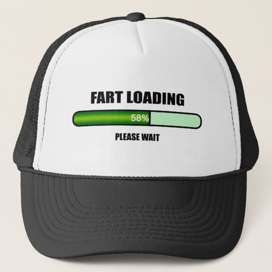 Wacht met het laden van het object trucker pet (Voorkant)