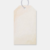 Wacht nauwelijks op Teddy Bear in het vliegtuig Cadeaulabel (Achterkant)