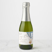 Wacht nauwelijks tot Teddy Bear het Pop als ze Pop Sparkling Wijnetiket (Voorkant)