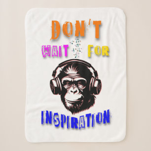 Wacht niet op inspiratie sherpa deken