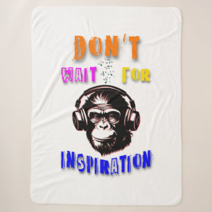 Wacht niet op inspiratie sherpa deken
