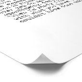 Wacht niet op Live Quote van A.W. Doys Poster (Hoek)