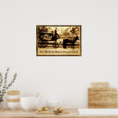 Wacht niet op  Poster (Keuken)