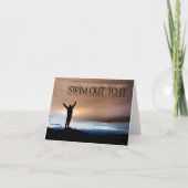 "Wacht niet op uw Inspirerend" Offerte Bedankkaart (Voorkant)