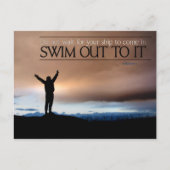 "Wacht niet op uw Inspirerend" Offerte Briefkaart (Voorkant)