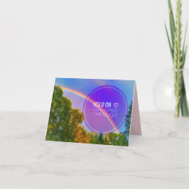 WACHT OP <3ORI REGENBOOG KLEIN WENSKAART KAART