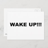 WACHT OP!! BRIEFKAART (Voorkant / Achterkant)