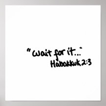 Wacht op de eenvoudige "Bijbel quote"-typografie