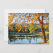 Wacht op de Heer, hoop in zijn woord Kaart (Voorkant)