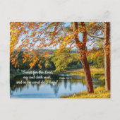 Wacht op de Heer, Hoop in zijn Word Kaart (Voorkant)