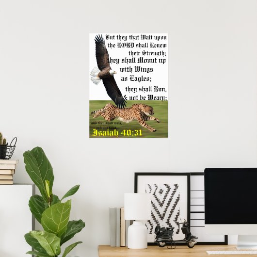 Wacht op de Heer. III Poster (Thuiskantoor)