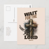 Wacht op de HEER Jesaja 40:31 Briefkaart (Voorkant / Achterkant)