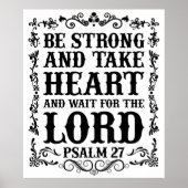 Wacht op de Heer Poster (Voorkant)