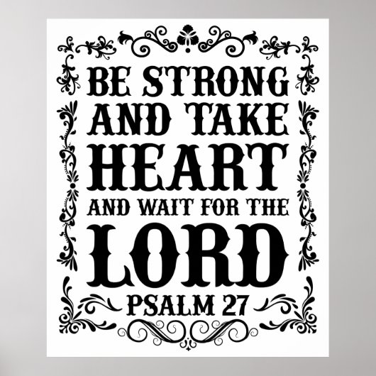 Wacht op de Heer Poster (Voorkant)