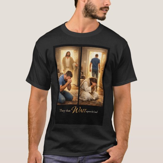 Wacht op de Heer T-Shirt (Voorkant)