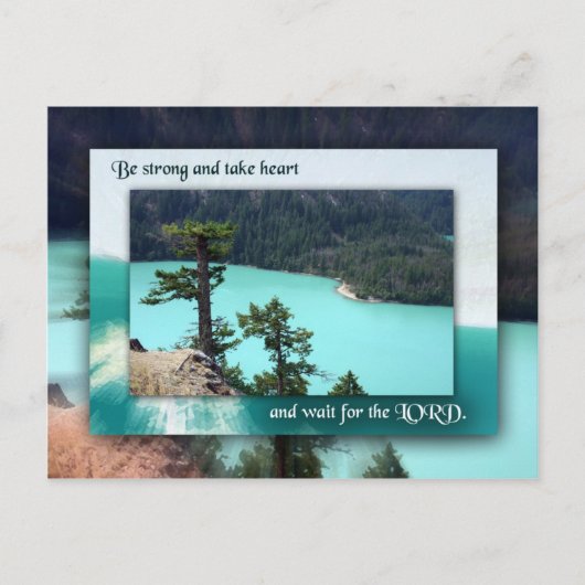 Wacht op de LORD Briefkaart (Voorkant)