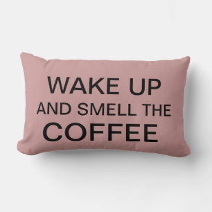 WACHT OP EN MELK DE KOFFIE, Lumbar Pillow Kussen