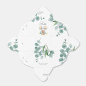 Wacht op Eucalyptus Balloons Beer Baby shower Bedankdoosjes (Uitgevouwen)