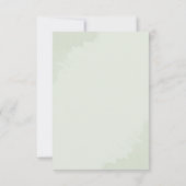 Wacht op Eucalyptus Foliage Couples Baby shower Kaart (Achterkant)