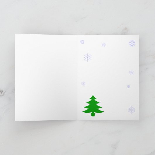 Wacht op Frosty. Feestdagen Kaart (Binnen)