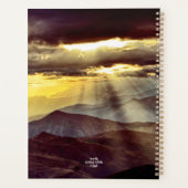 Wacht op God Psalm 5:3 Bijbelversie Planner (Achterkant)