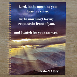 Wacht op God Psalm 5:3 Bijbelversie Planner