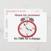 WACHT OP JACKSON BRIEFKAART (Voorkant / Achterkant)