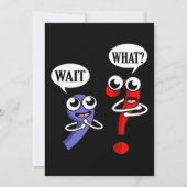 Wacht op welke Engelse leraar leraar onderwijs Bedankkaart (Voorkant)