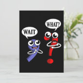 Wacht op welke Engelse leraar leraar onderwijs Bedankkaart (Staand voorkant)