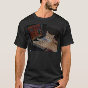 Wacht tot ik mijn koffie heb gehad t-shirt