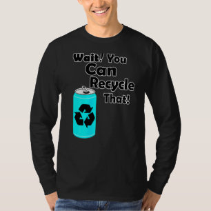 Wacht u dat aluminium de recycling kan verminderen t-shirt