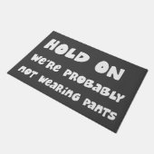 Wacht waarschijnlijk niet-dragende peuters (WHT) Deurmat (Schuin)