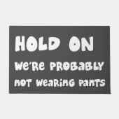 Wacht waarschijnlijk niet-dragende peuters (WHT) Deurmat (Voorkant)