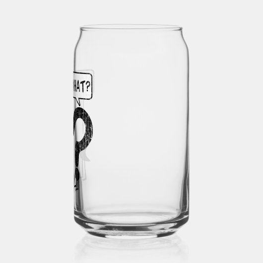 Wacht, wat? blikvorm glas (Links)