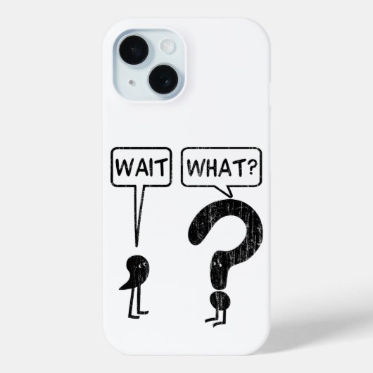 Wacht, wat? Engels leren Case-Mate iPhone Case (Achterkant)