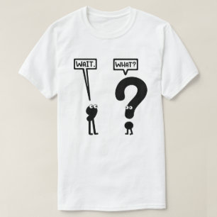 Wacht, wat? Grappig   Teen Slang   Grammar Pun T-shirt