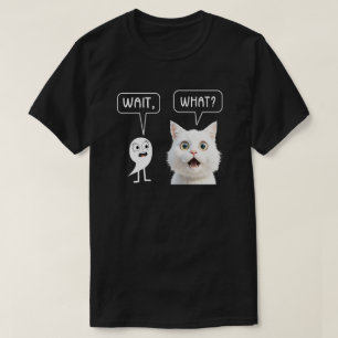 Wacht Wat interpunctie Engels leraar Gift Cat T-shirt