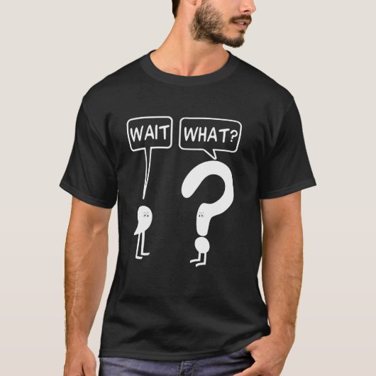 Wacht Wat Leuke Grammatica Grap Engelse Leraar & T T-shirt (Voorkant)