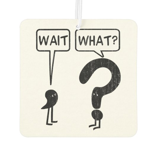 Wacht, wat? luchtverfrisser (Achterkant)