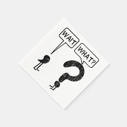 Wacht, wat? servet (Hoek)